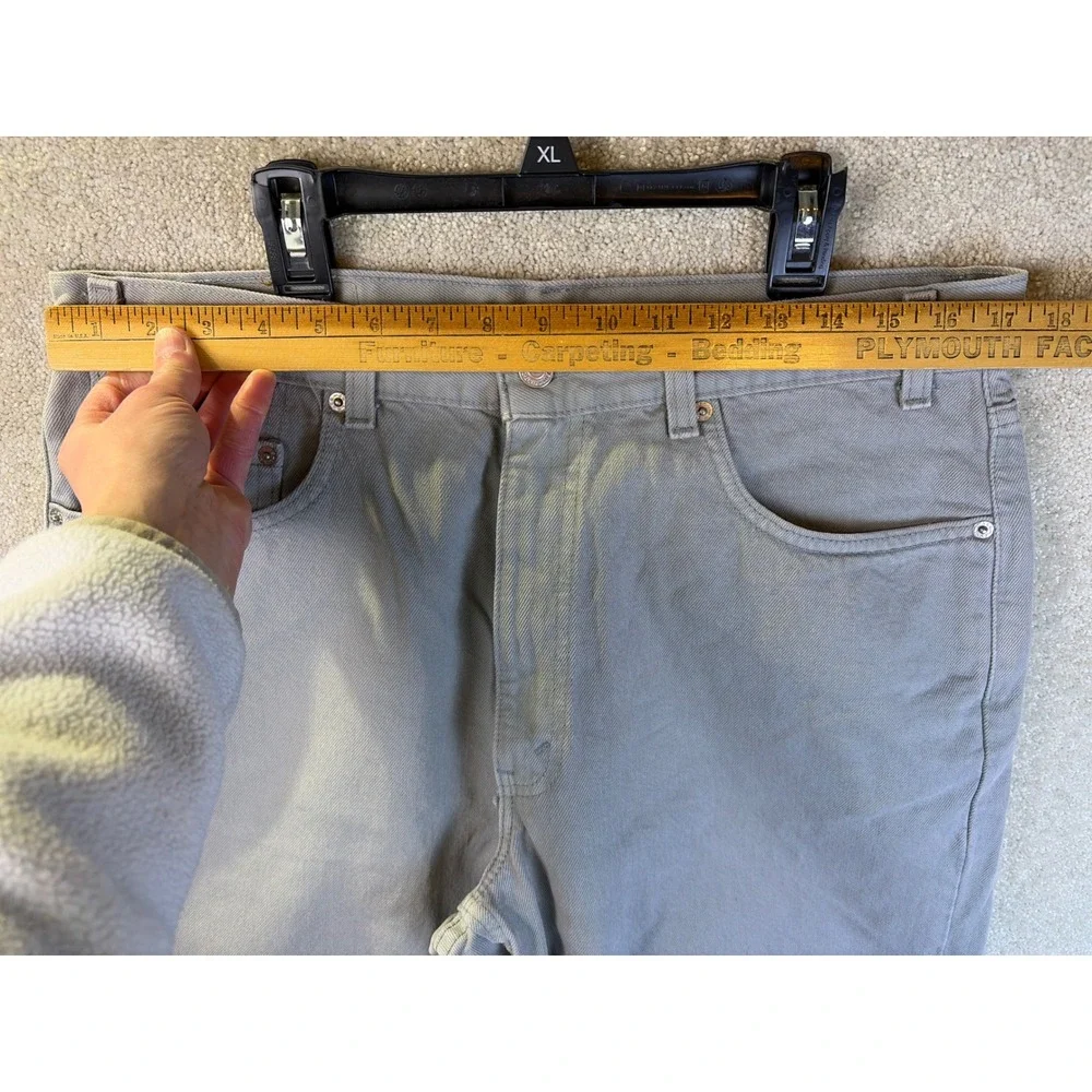 Vintage Levi's 550 Jeans Mens 36x34 Gray Denim Relaxed Fit‎ Tapered Leg USA Made